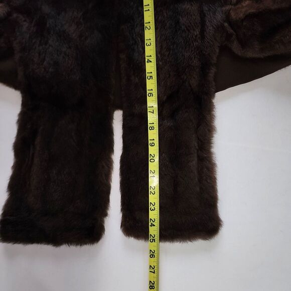 Vintage Day-Jones Dark Brown Mink Fur Stole Shoulder Wrap - Picture 6 of 14